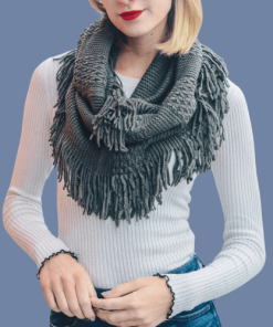 Boho Crochet Summer Festivals Free-Spirited Vibe Artistic Touch Infinity Scarf